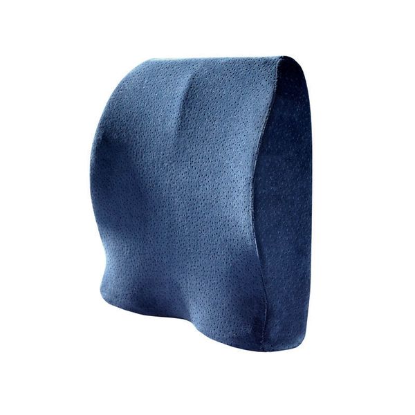 

soft memory foam car seat cushion lumbar pillow back support massage waist cushion for chair car travel home office relieve pain