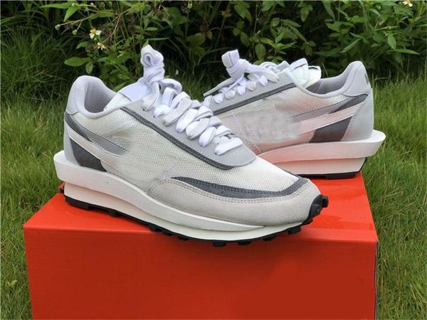 

горячие аутентичные sacai x ldv вафли ldwaffle рассвет мужчины женщины кроссовки саммит белый волк серый черный сосновый зеленый bv0073-001