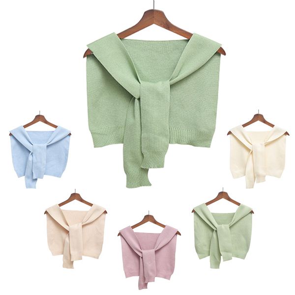 

kids fashion small shawl clothes baby cotton solid color cape winter clothes children autumn winter coat shawl scarf tta1774, Blue;gray