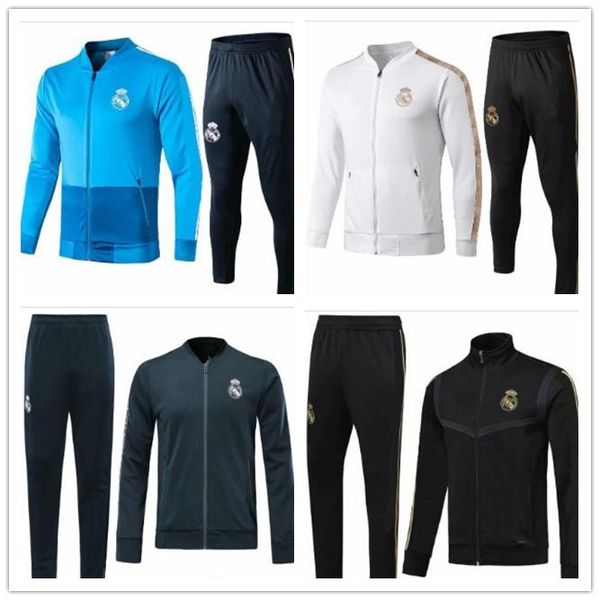 

Real madrid jacket 2019 20 autumn and winter track uit occer jacket full zipper track uit 2019 2020 real madrid maillot de foot i c