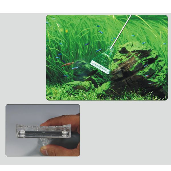 

аквариумный скребок для водорослей, набор для очистки скребка для водорослей из нержавеющей стали
