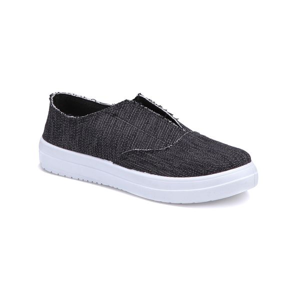 

flo u2503 indigo women slip on shoes carmens, Black