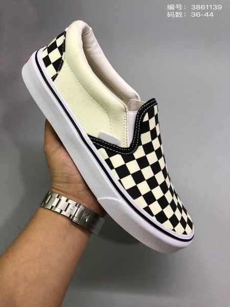 

fashion canvas shoes old skool black white mix checker otw repeat fear of god checkerboard mens womens sneakers luxury casual loafers