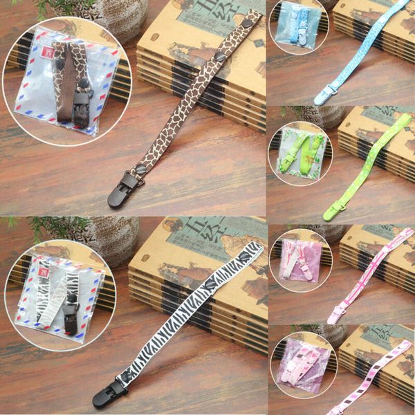 

kids baby boy girl false pacifier soother nipple strap chain clip holder