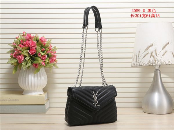 

2020 fashion personality women chain shoulder bag designer ladies handbag shopping shoulder bag business ol bags purse w149