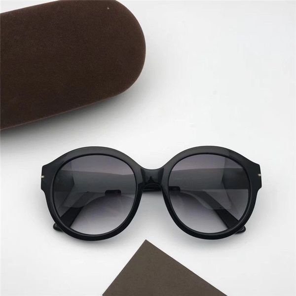 

2019 new fashion designer sunglasses 0611 classic round frame uv 400 lens protection eyewear, White;black