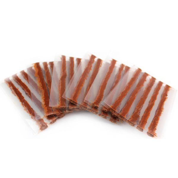 

25 strips natural rubber 100*6mm car vacuum tire repair tools kits scooter bike automobile motorcycle tires mend strips reparing