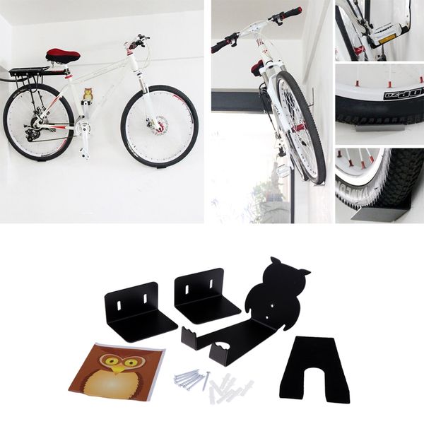 

bicycle wall mount storage hanger black steel bike pedal holder bike baskets