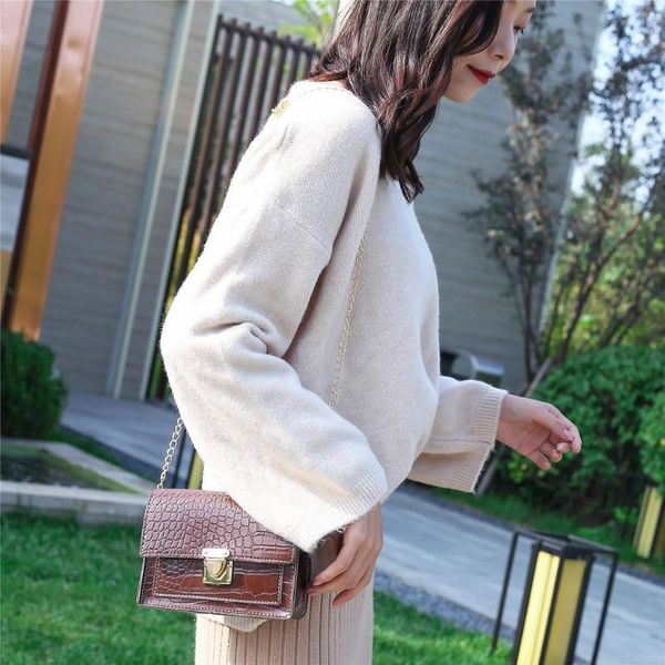 

fashion women solid color hasp hnadbag phone bag shoulder bag messenger