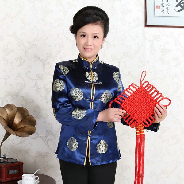 

chinese traditional costumes men women jacket wedding party wear chinese new year vintage mandarin collar tang suit, Red