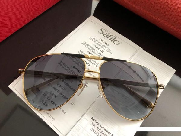 

модные мужские роскошные очки 0920 металлические рамки высшего качества дизайнер очки простой классический стиль uv400 защиты на открытом во, White;black