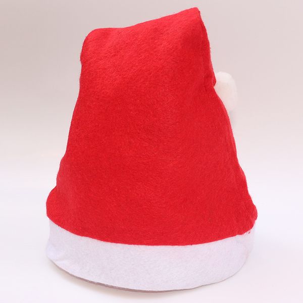 Christmas Hat Adult Kids Christmas Party Cap Red Plush Santa Hat