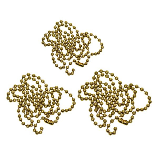 

3 strand brass chain diy jewelry making link chain ball chain for diy jewelry