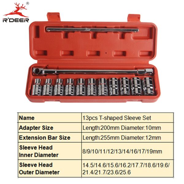 1pc larga extension Bar Set 1//4 Drive Ratchet socket extension socket Drive extensor de mano una herramienta de ajuste de la herramienta de mano