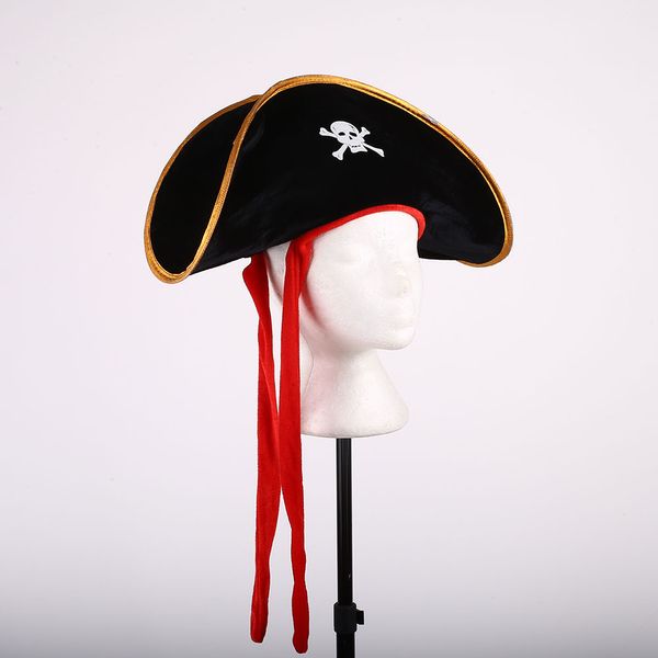 

dressing costume halloween pirate cap dress up hat hat cosplay black fancy women men captain access party dress pirate