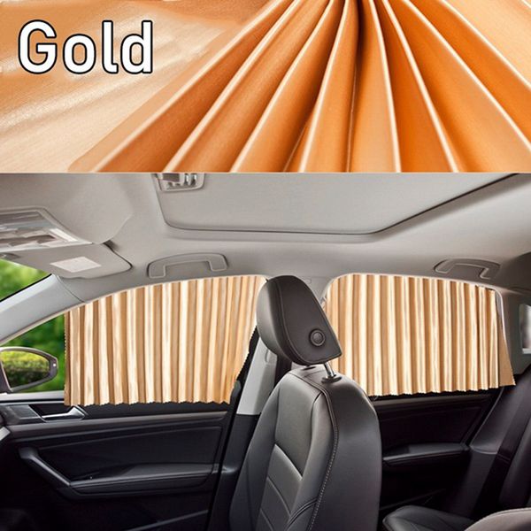 

1pc u niversal blind block protector auto car curtains window cover sets retractable auto curtain window roller sun shades