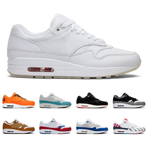 

2019 fashion men women running shoes 1 bred puerto rico university blue elephant white red 87 mens trainers sports sneakers dropshipping