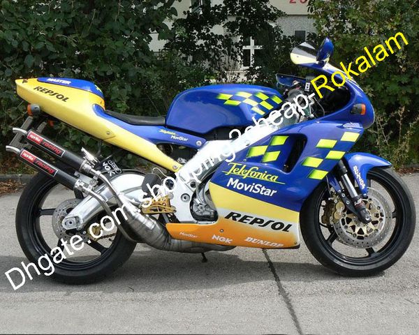 Für Aprilia Shell RS250 RS 250 RS-250 1995 1996 1997 95 96 97 Gelb Blau ABS Karosserie Verkleidung Aftermarket Kit