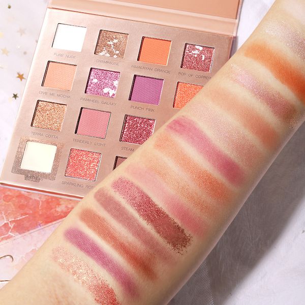 

new arrival brand 16 colors eye shadow palette beauty makeup color matte shimmer eyeshadows ing