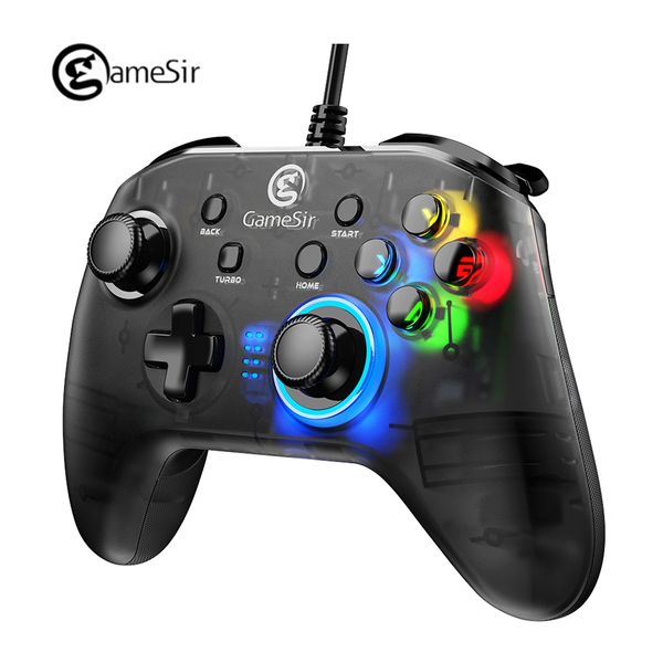 

[NEW] Gamesir T4W Проводные Турбо Геймпад поддержка Длина 6.56ft DualShock джойстика контроллер