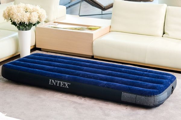 

новый подлинная intex flocking одноместный надувной матрас 1 популярность кровати палатки кемпинг коврик