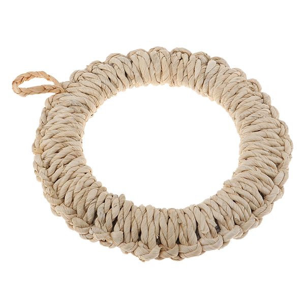 

1 шт природные соломы тканые пот держатель плетеный placemat rattan теплоизолирующая подставка hollow design, жаропрочных, сельский дом деко