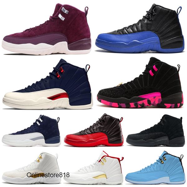 

2020 basketball shoes 12 12s men shoe doernbecher wings reverse taxi game royal french blue mens trainers outdoor sports sneakers 7-13