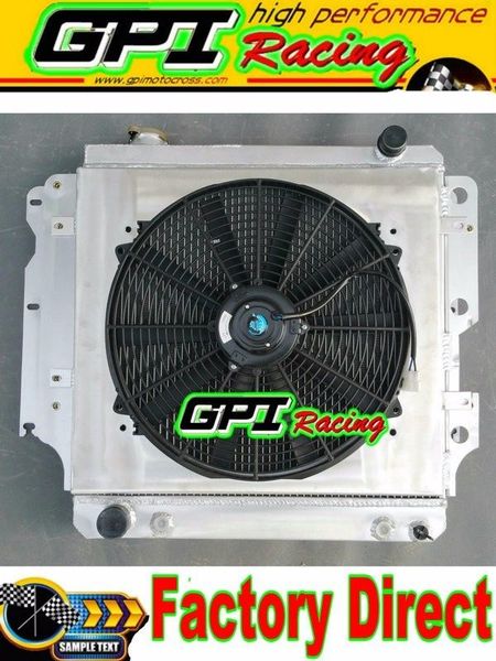 

radiator +shroud+fan 1987-2006 for wrangler yj/tj/lj 2.4 2.5 l4 4.0 l6