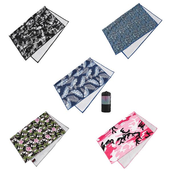 

non slip yoga towel absorbent odorless microfiber mat towel portable travel yoga mat for bikram pilates
