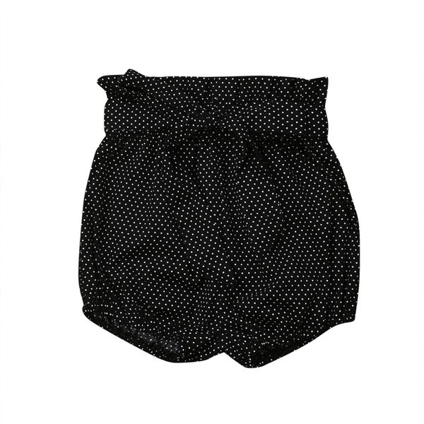 

newborn infant baby kids summer beach short girl bowknot floral plaid dot shorts bottoms pp bloomer panties for 6m-4y, Black