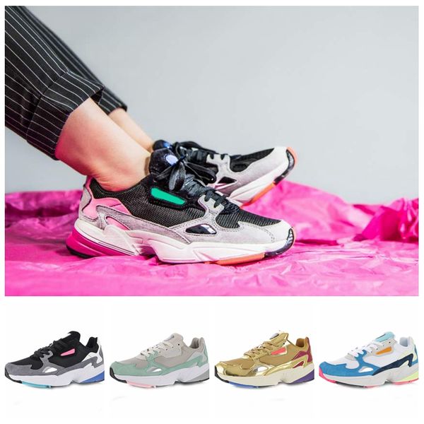 

new arrival falcon w running shoes for women men black white designer sports casual air sneakers originals jogging outdoors