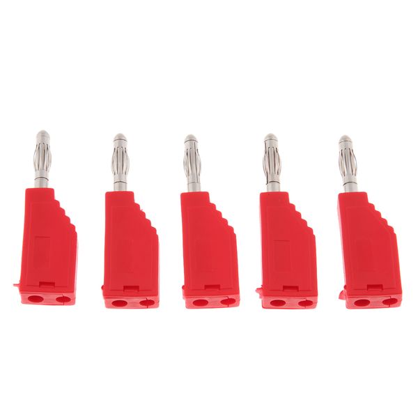 

5pcs 4mm banana plug binding post for multimeter probes welding cable