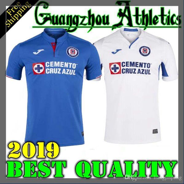 

2019 2020 mexico club liga mx cdsc cruz azul soccer jersey home blue away white 3rd orange football shirt camisetas de futbol 19 20, Black;yellow