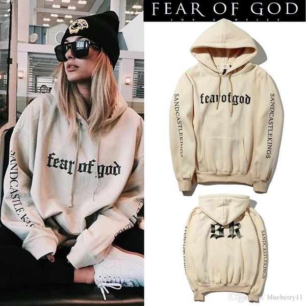 

страх божий hoodie beige цель тура толстовка gorilla wear hiphop толстовка скейтборд wes черный хаки горячей продажи tracksuit мужчины марка, Black