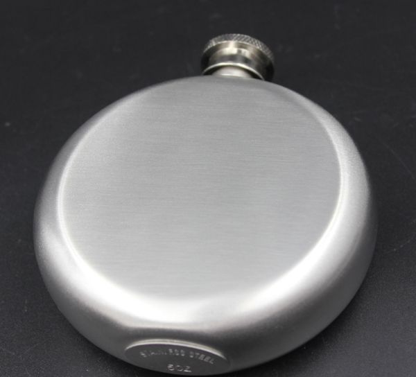 

5oz flask round flask flagon for beer wine whiskey cock tail portable for travel hiking outdoor camping