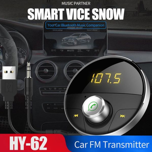 

bluetooth 5.0 hy-62 12-24v universal wireless bluetooth transmitter hands-tf card music player audio stereo speaker phone