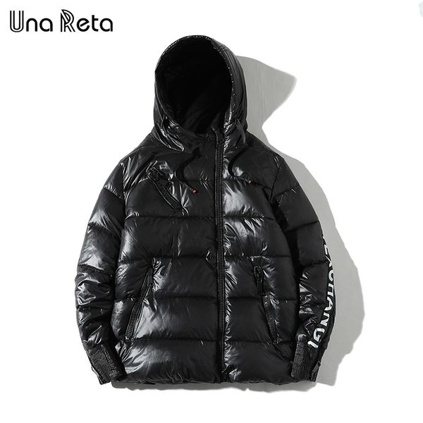 

una reta winter jacket coats men new casual hooded jackets mens hip hop parka coat plus size fashion zipper design warm coat man, Tan;black