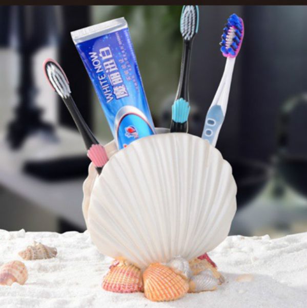 

high-grade creative resin toothbrush holders bathroom toothpaste toothbrush storage technology pen holder deskdecoration