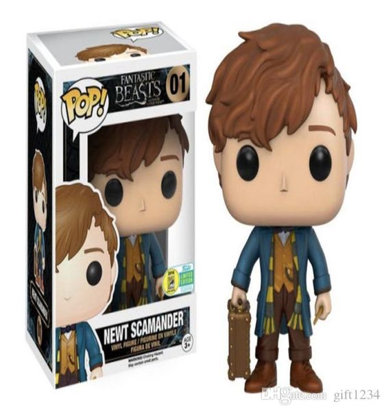 

adorable adorable funko pop fantastic beasts newt scamander vinyl action figure with box #01 gift doll toy ing