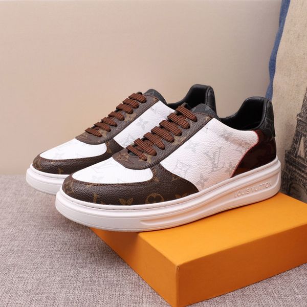 

2020 stylish simple leather high end low cut running shoes sports trainers, Black