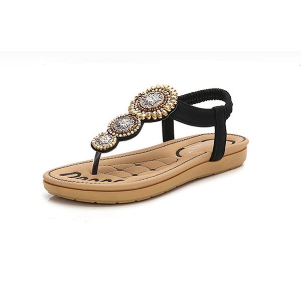 

women's sandals designer luxury style casual flip flops women shoes wedge toes diamond shape flat rubber kanye outsole des chaussures, Black