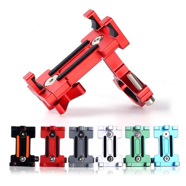 

aluminum bicycle phone holder for 3.5"to 7" telephone universal smartphone bike adjustable support for mtb cycling mount bracket