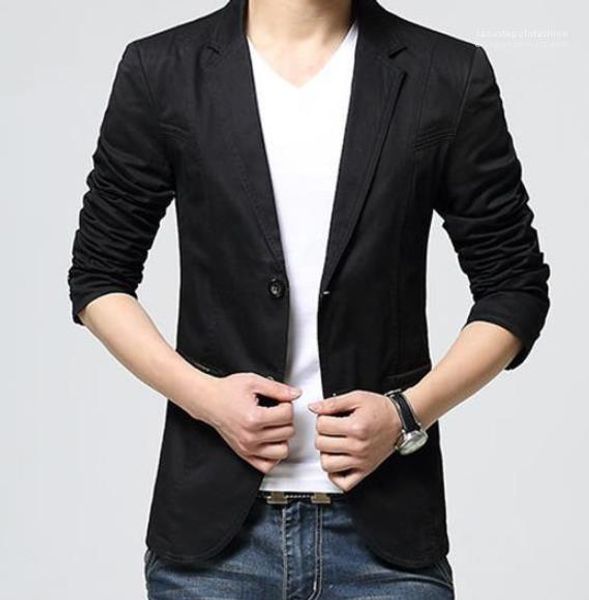 

designer jacket lapel neck long sleeve solid color homme coats fashion single breasted male clothing mens, Black;brown