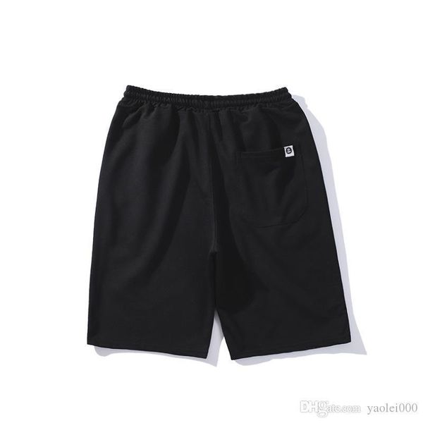 

мужские роскошные шорты дизайнер пять брюк новый горячий прилив бренд личность письма печати хип-хоп пара высокое качество повседневные shor, White;black