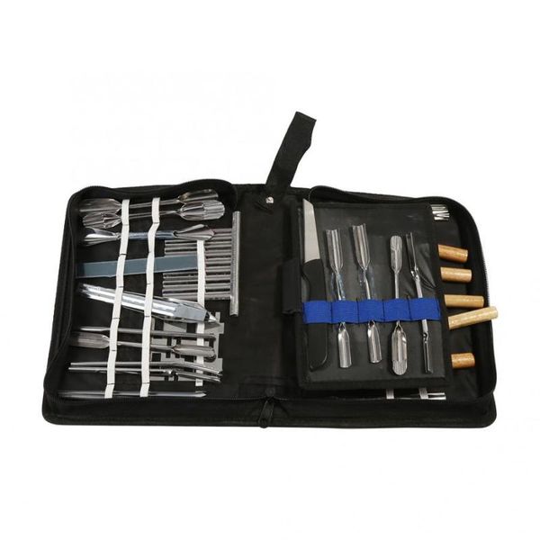 

46pcs kitchen carving chisel chef tools fruit vegetable peeling knife set kit versatile cutting tool suite
