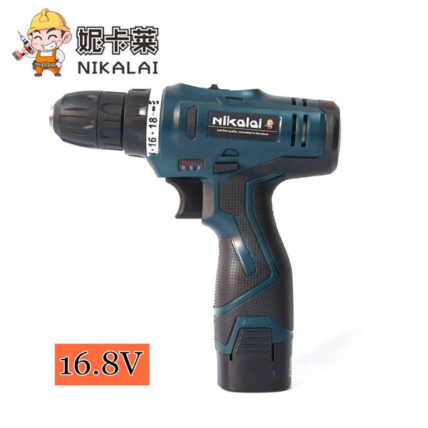 

new 16.8v rechargeable lithium battery cordless drill bit home multifunctional electric screwdriver household power tools