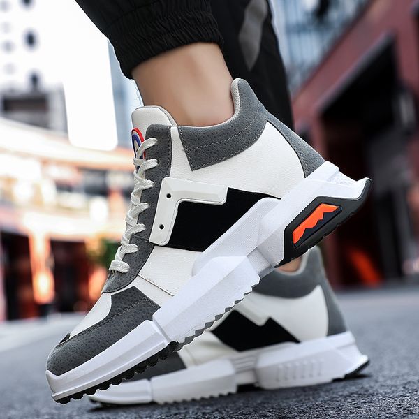 

men's designer white black ash trainers casual shoes fashionbreathable outdoor indoor universal thick bottom casual sneakers 01