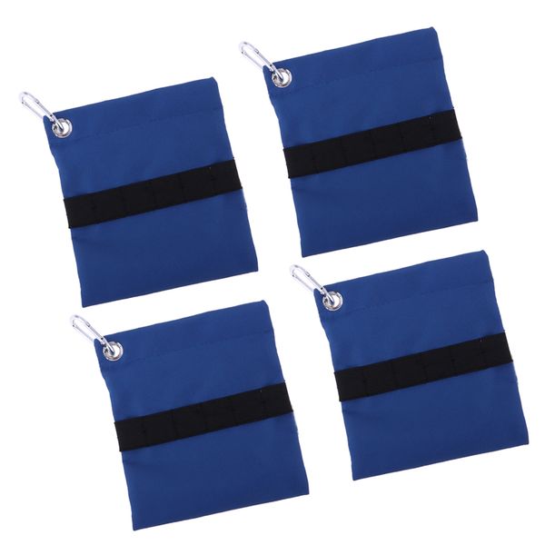 

portable golf tee storage bag golf ball pouch holder accessory with clip