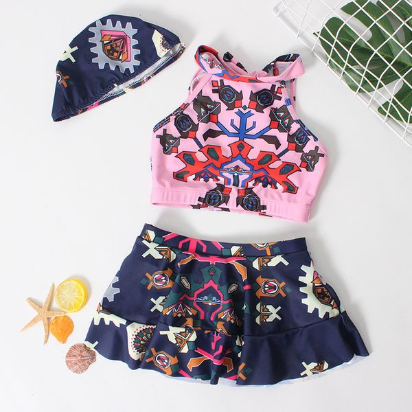 

girls swimwear swimsuit for teenager beachwear infant kids baby girl children toddler new korean cute collision color hair