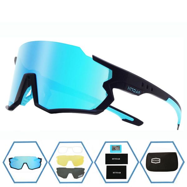

polarized cycling sun glasses outdoor sports bicycle glasses men women bike sunglasses goggles eyewear 3 lens